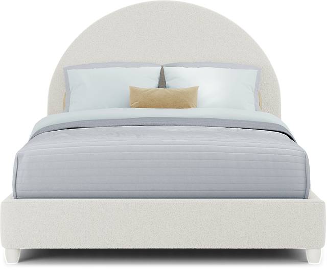 Kids Moonstone Natural Full Upholstered Bed - Thumbnail - Image 2