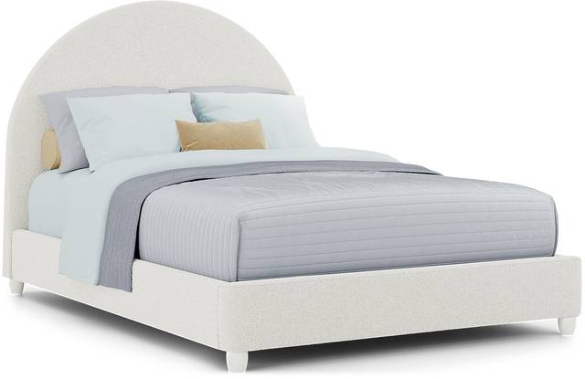 Kids Moonstone Natural Full Upholstered Bed - Thumbnail - Image 1