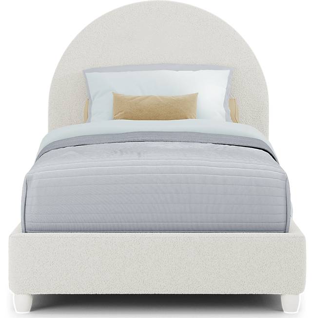 Kids Moonstone Natural Twin Upholstered Bed - Thumbnail - Image 2