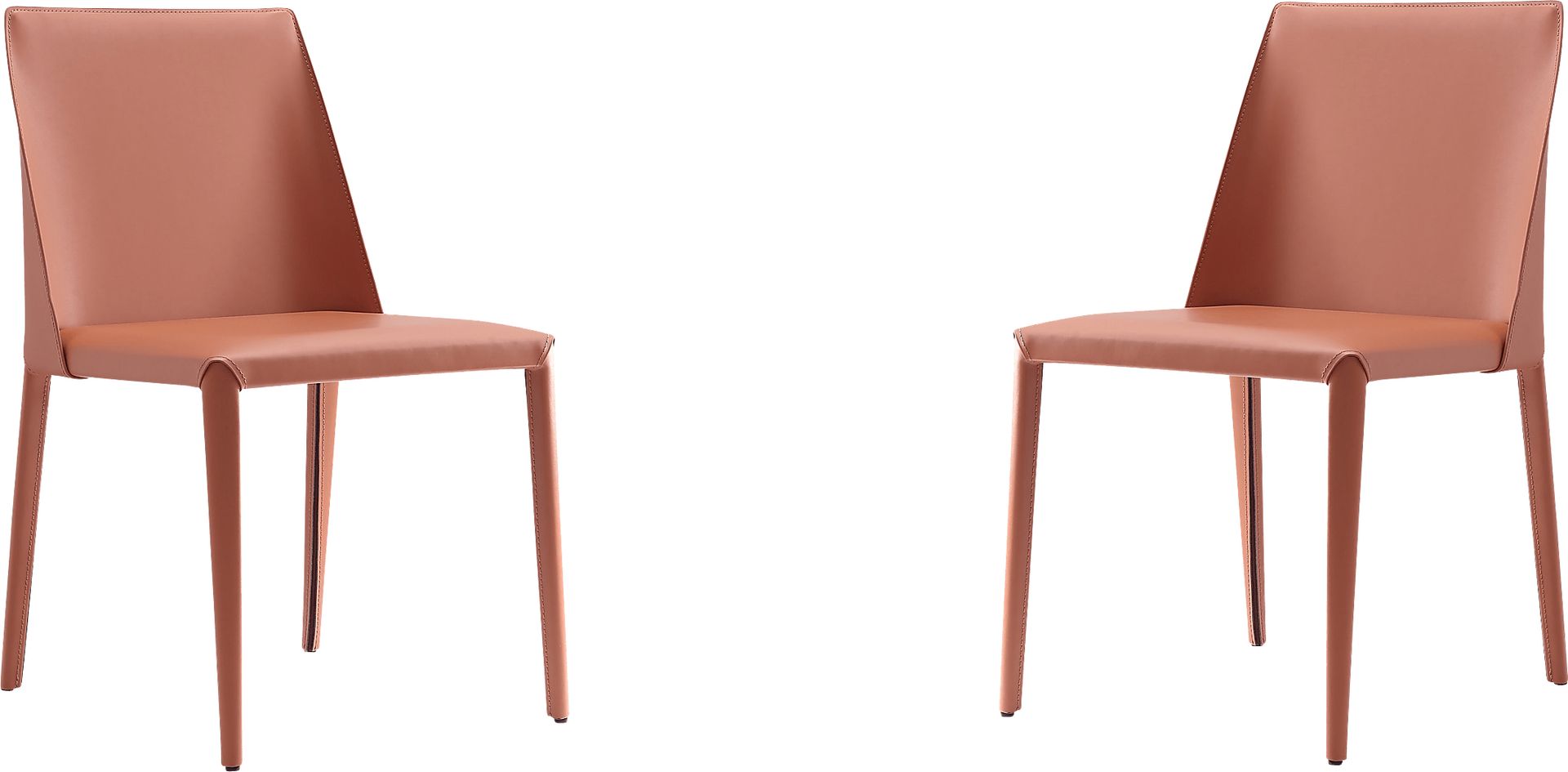 Moontime Brown Side Chair, Set of 2 - Image 1