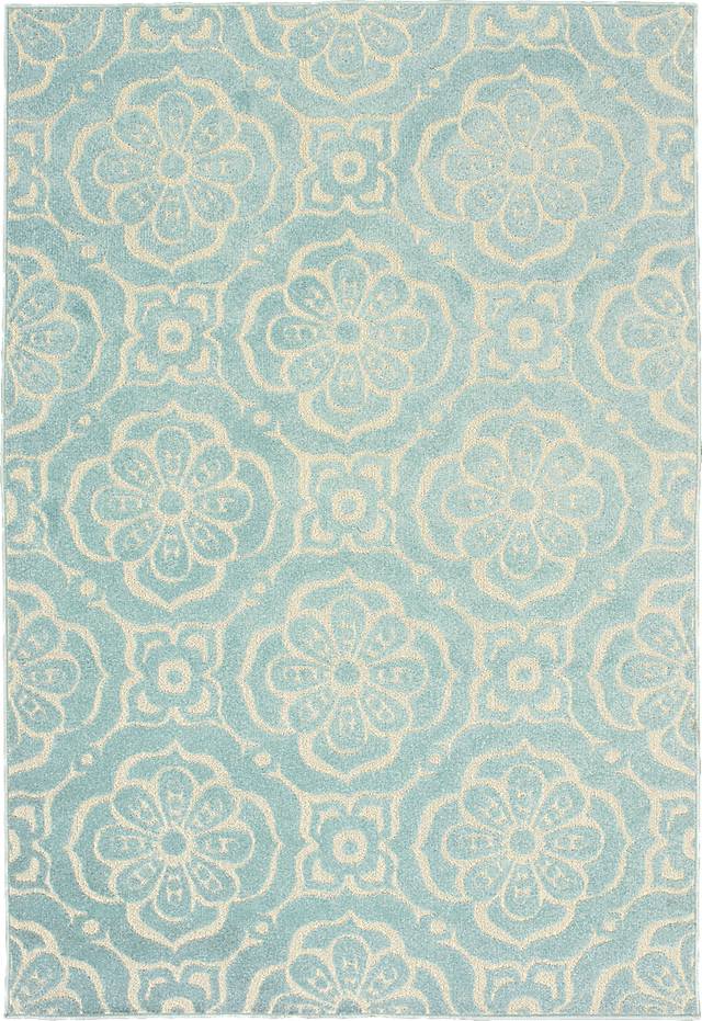 Moonvalley Blue 5'3 x 7'6 Rug - Thumbnail - Image 1