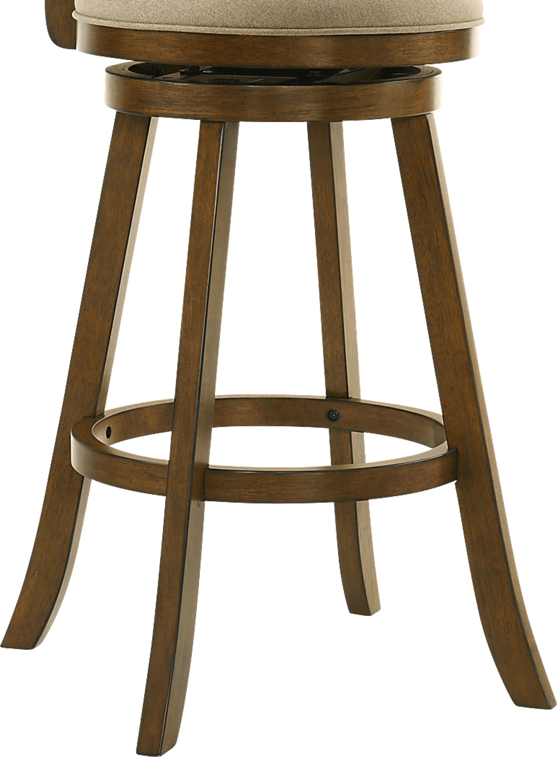 Moonworth Beige Swivel Barstool - Image 7
