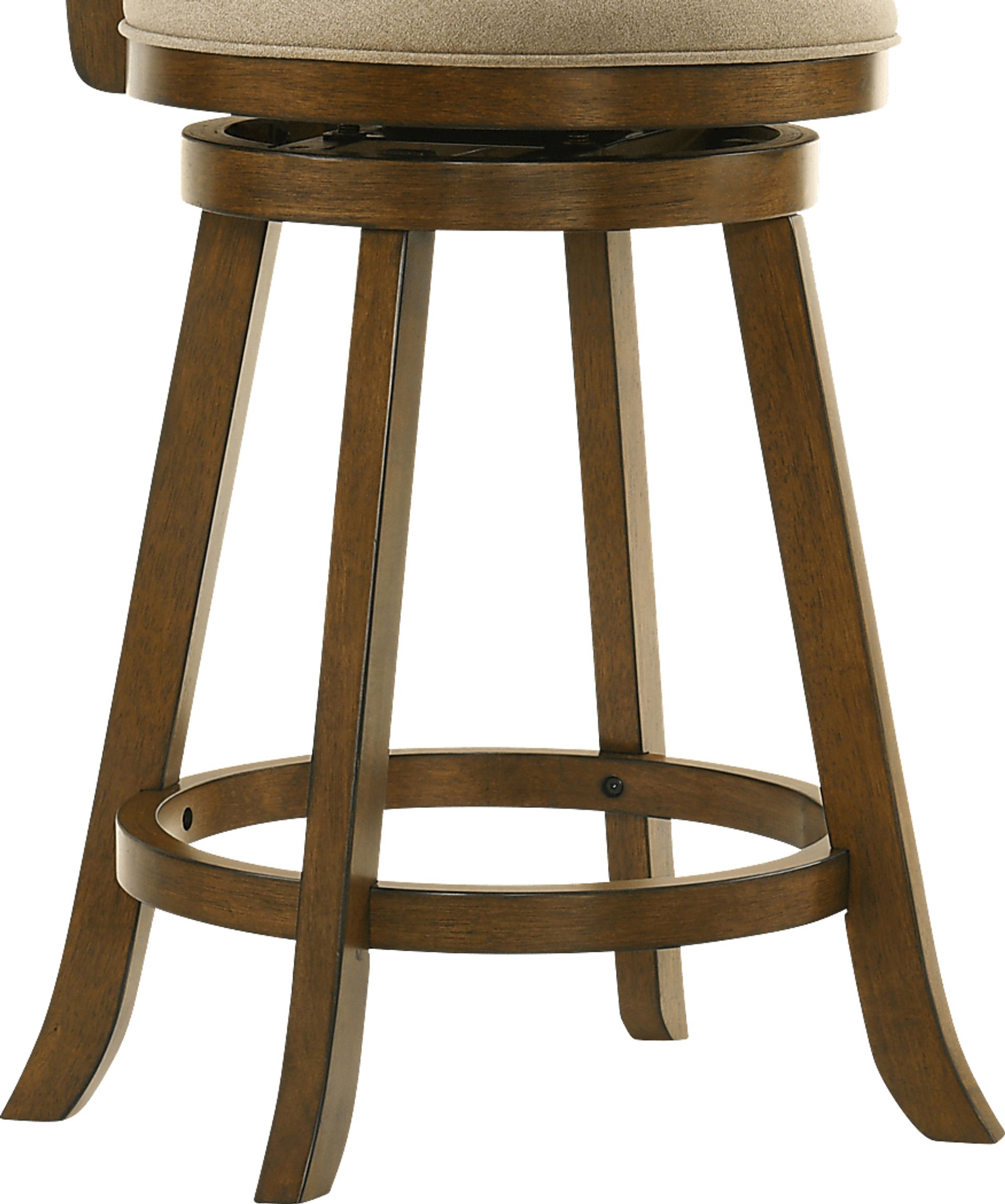Moonworth Beige Swivel Counter Height Stool - Image 5