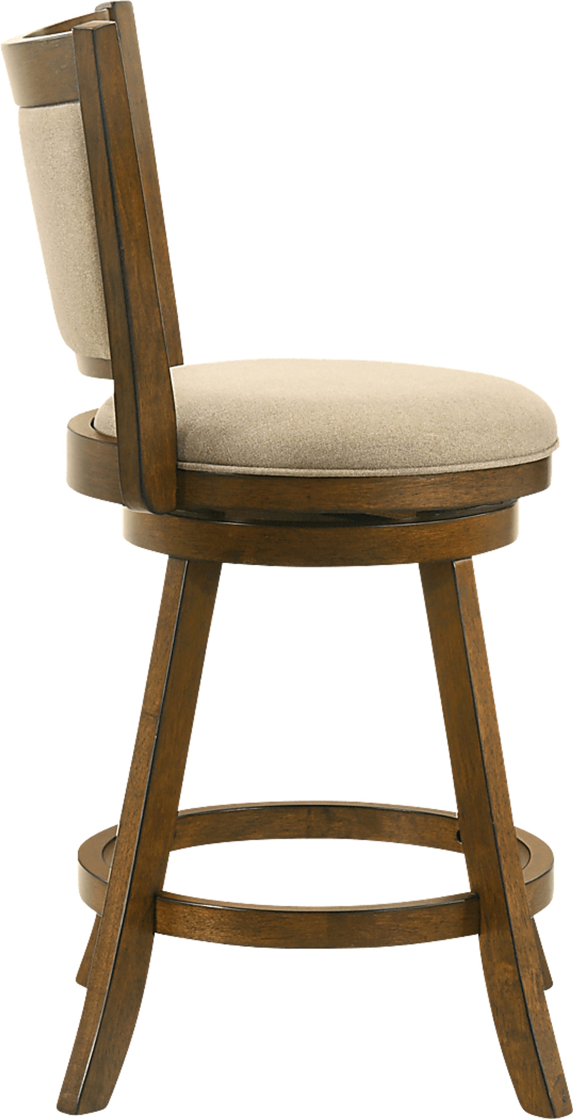 Moonworth Beige Swivel Counter Height Stool - Image 8