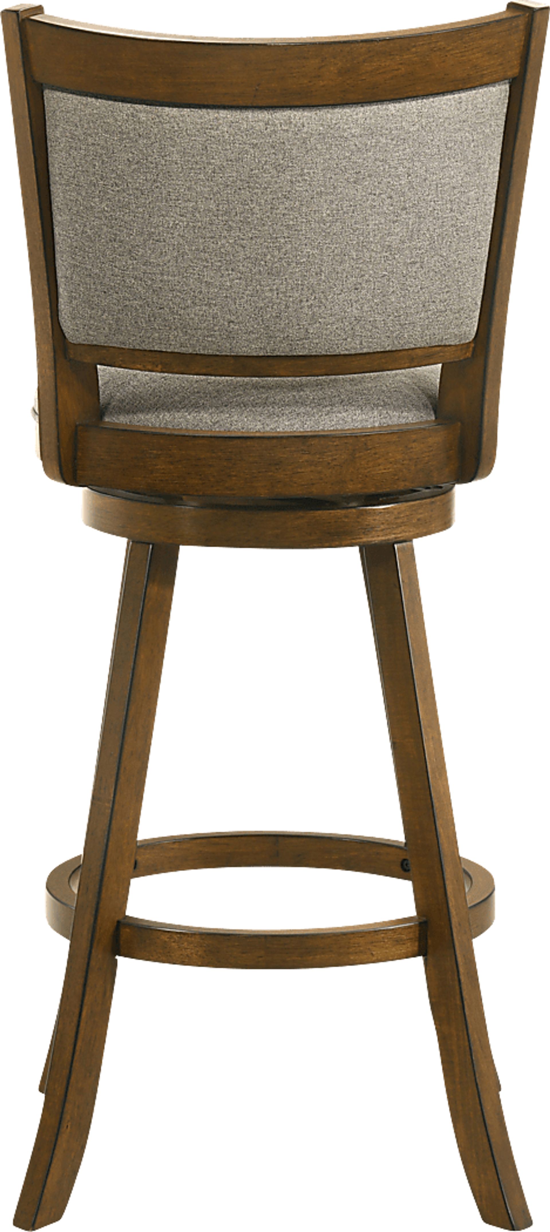 Moonworth Gray Swivel Barstool - Image 5