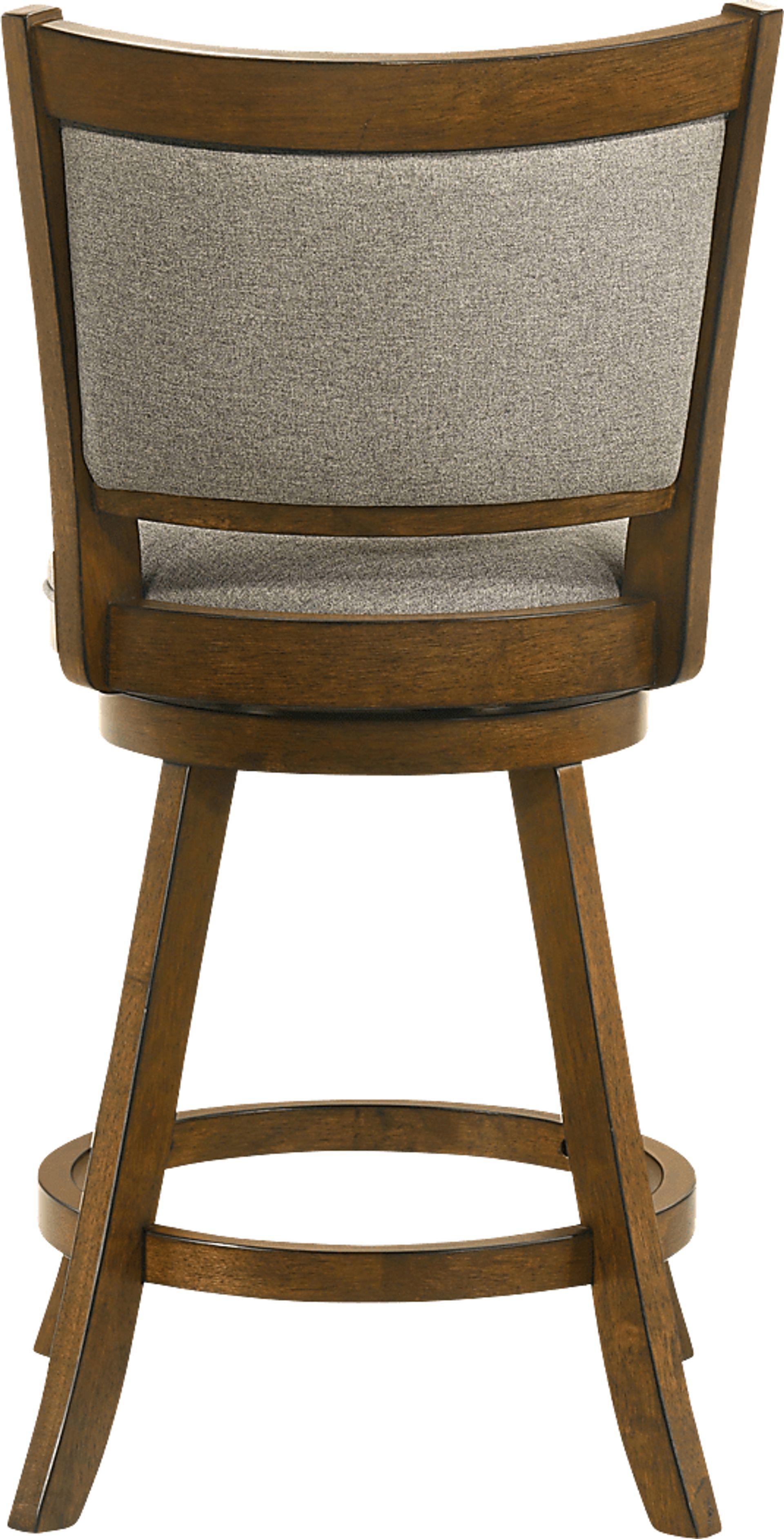 Moonworth Gray Swivel Counter Height Stool - Image 4