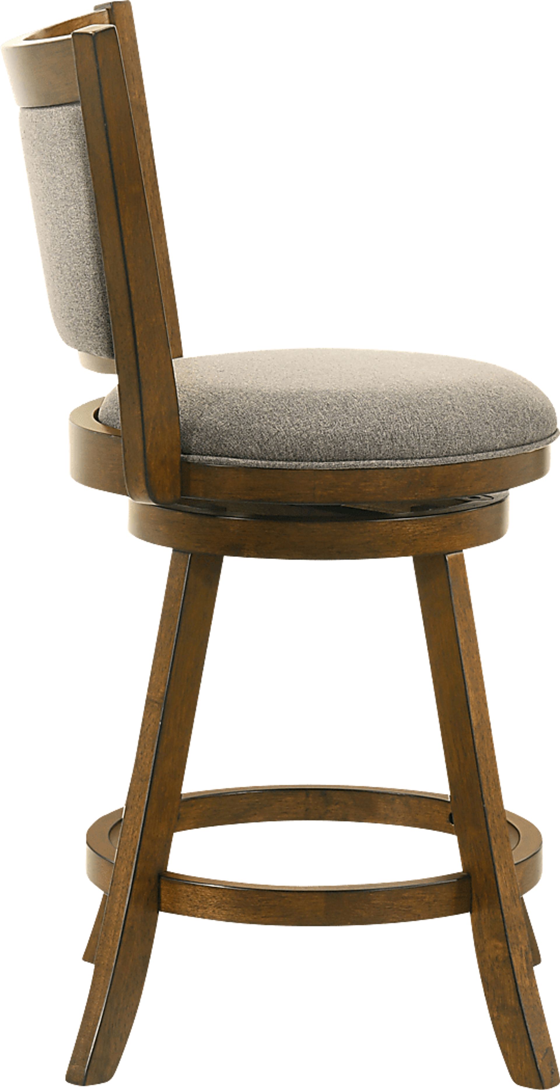 Moonworth Gray Swivel Counter Height Stool - Image 7