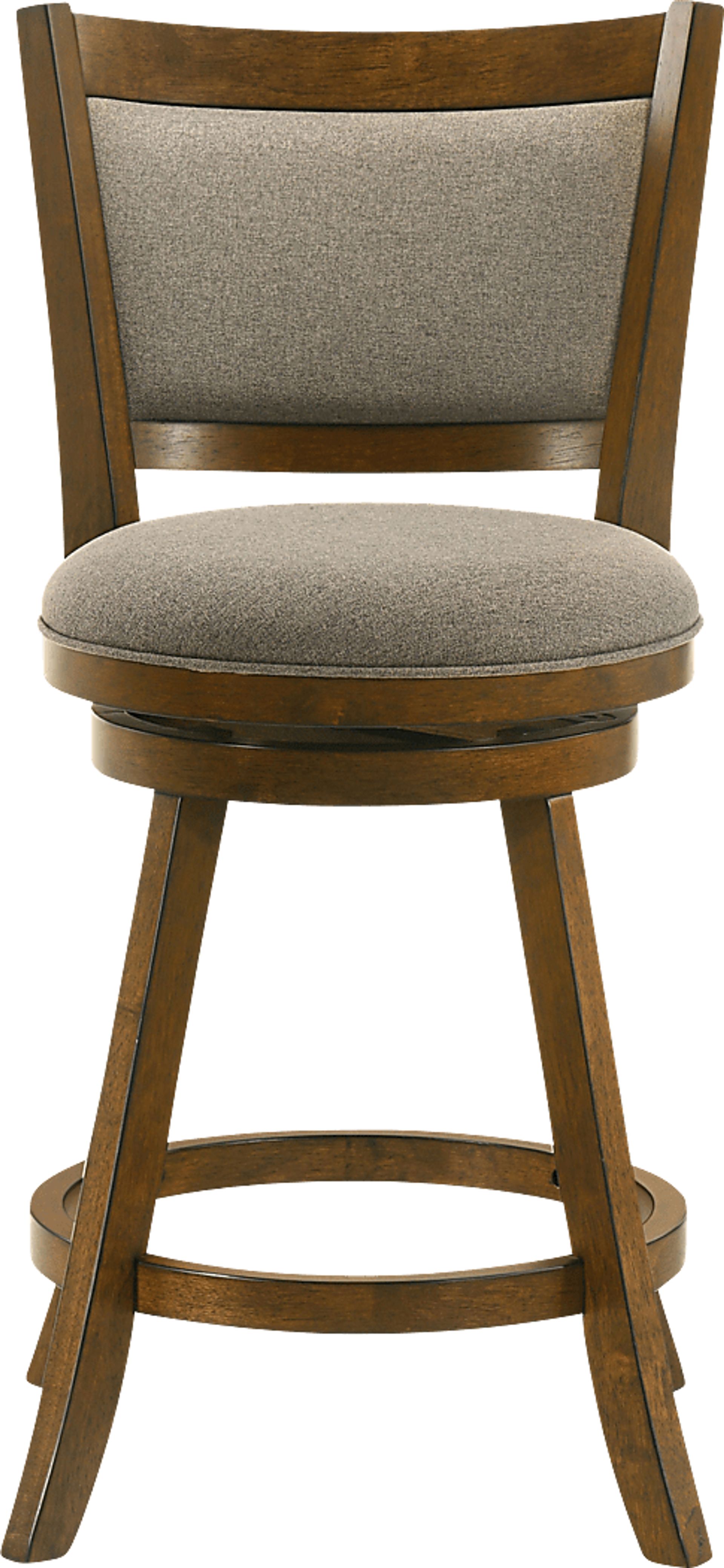 Moonworth Gray Swivel Counter Height Stool - Image 8
