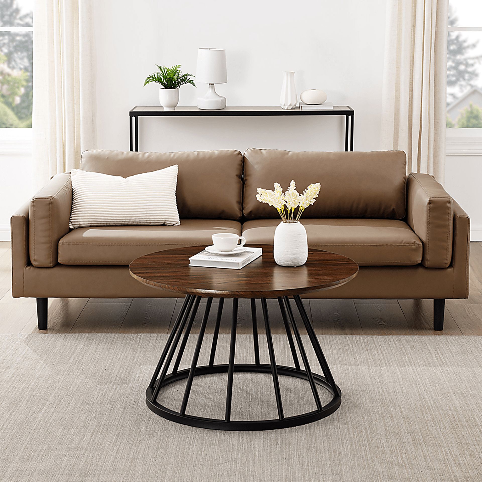 Morgood Walnut Cocktail Table - Image 3