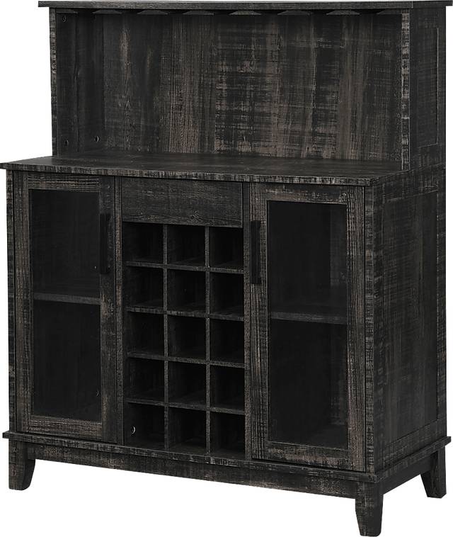Moorman Charcoal Bar Cabinet - Thumbnail - Image 2