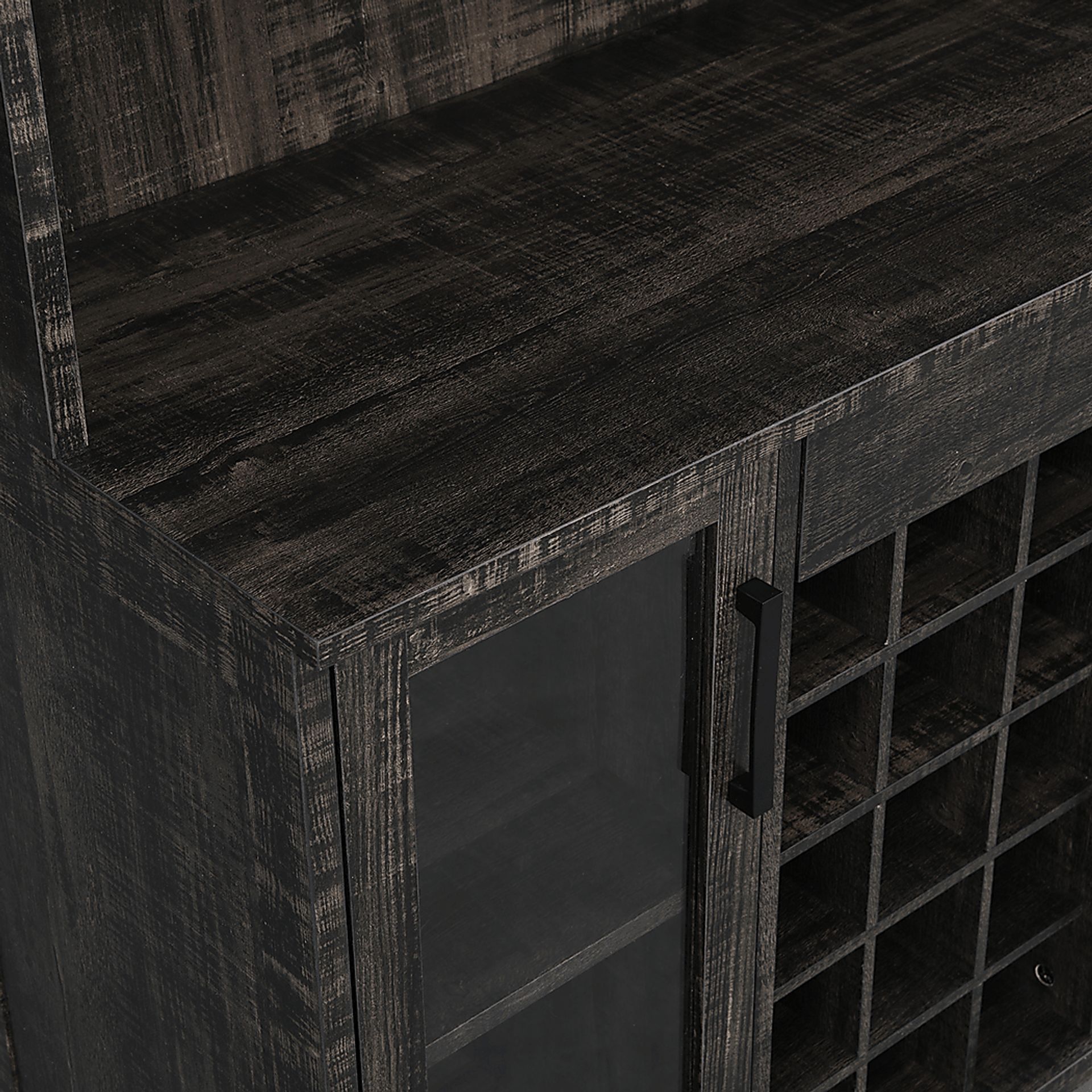 Moorman Charcoal Bar Cabinet - Image 4