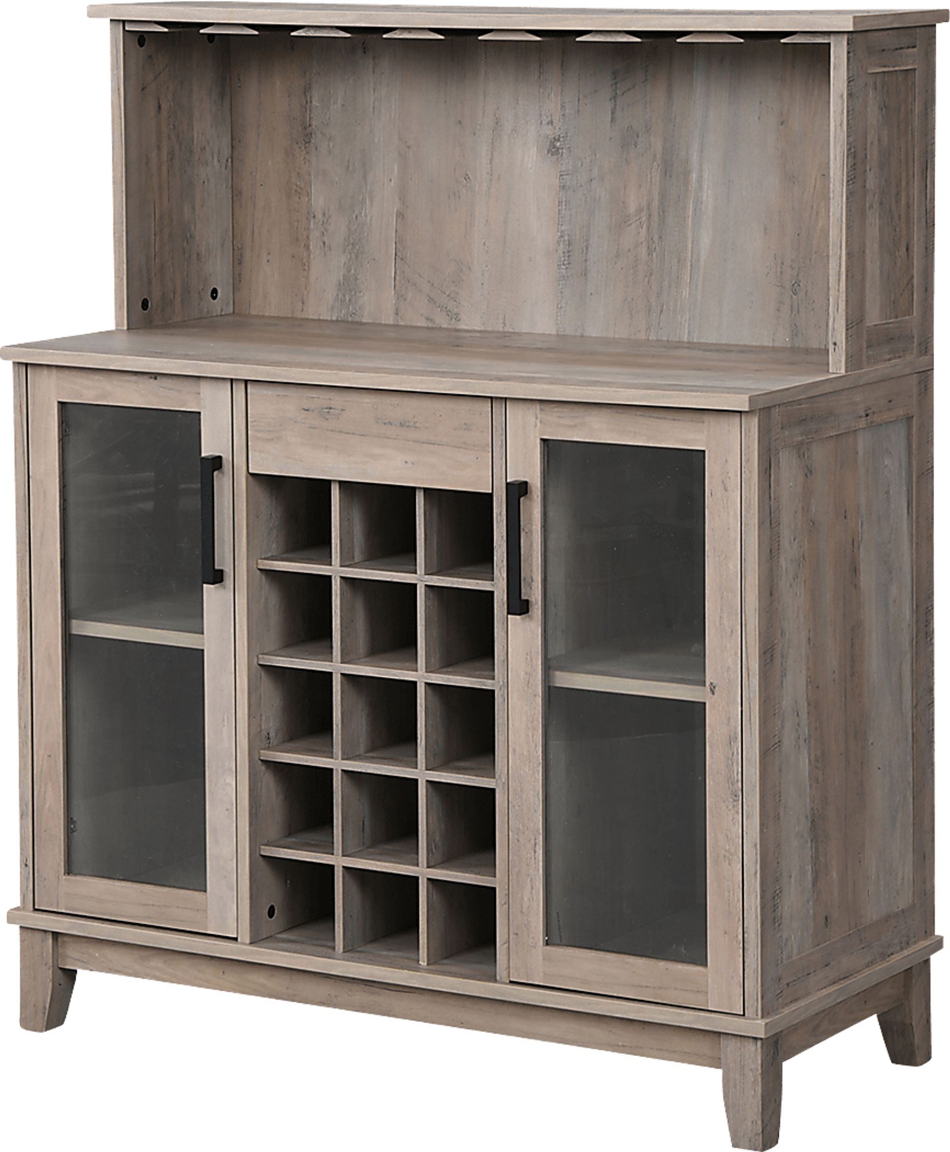 Moorman Gray Bar Cabinet - Image 2