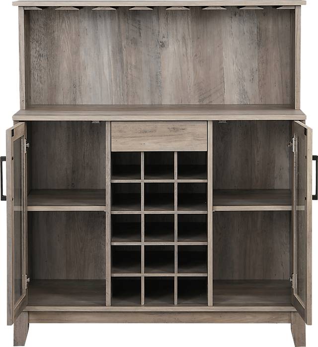 Moorman Gray Bar Cabinet - Thumbnail - Image 3