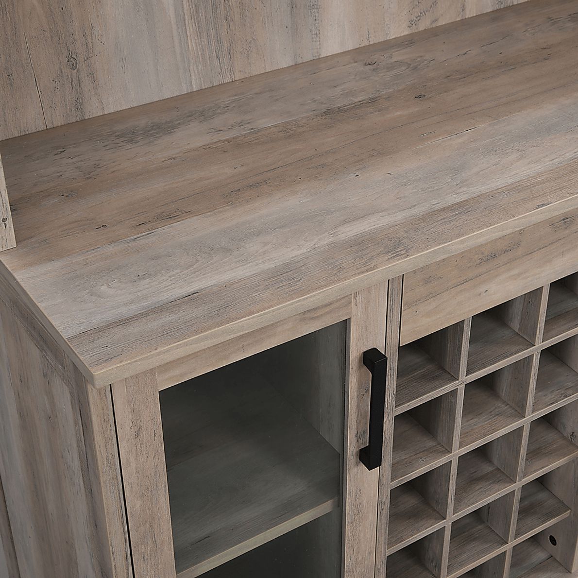 Moorman Gray Bar Cabinet