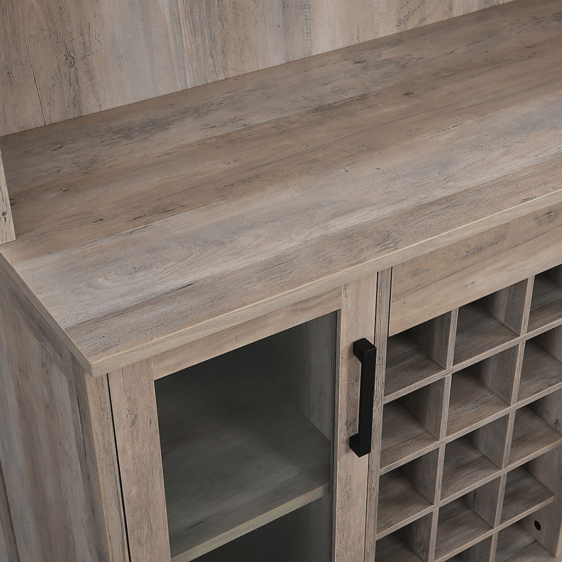 Moorman Gray Bar Cabinet - Image 4