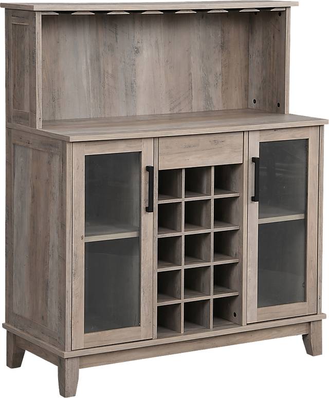 Moorman Gray Bar Cabinet - Thumbnail - Image 1