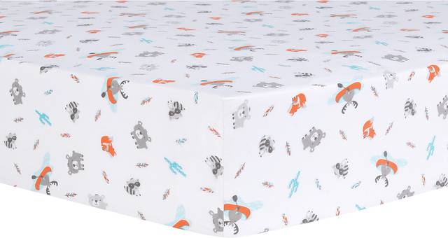 Moose Canoeing Camp Gray 4 Pc Baby Bedding Set - Thumbnail - Image 7