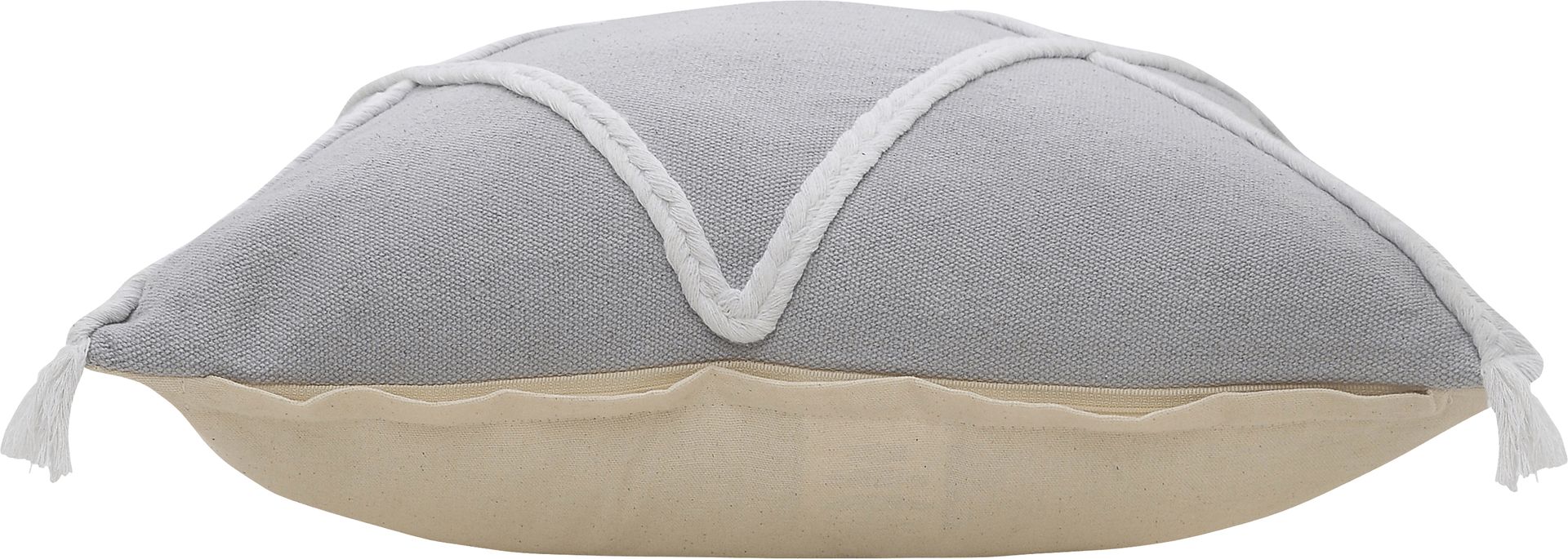 Moosha Gray Pillow, Set of 2 - Image 7