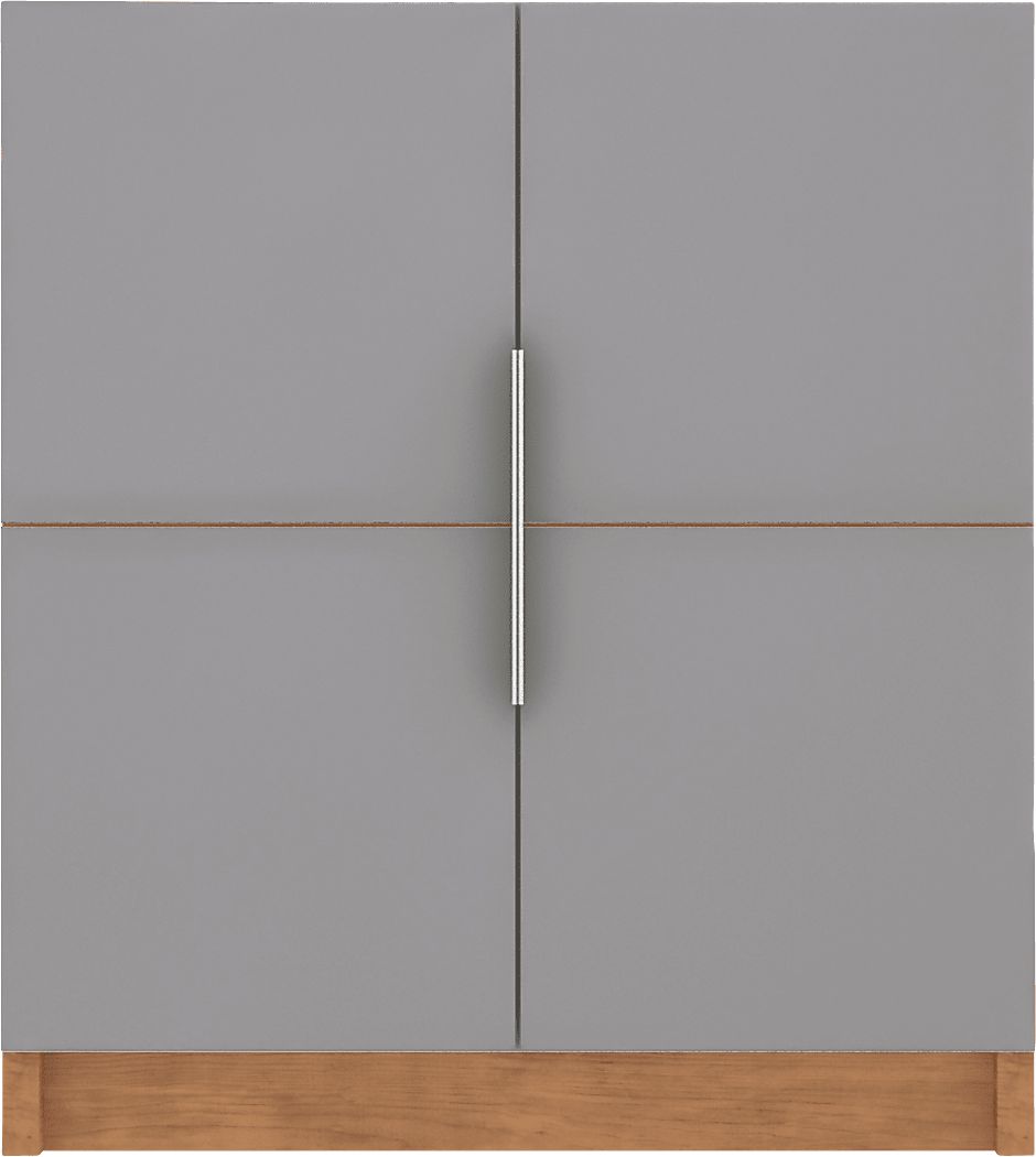 Moraga Gray Accent Cabinet - Thumbnail 2