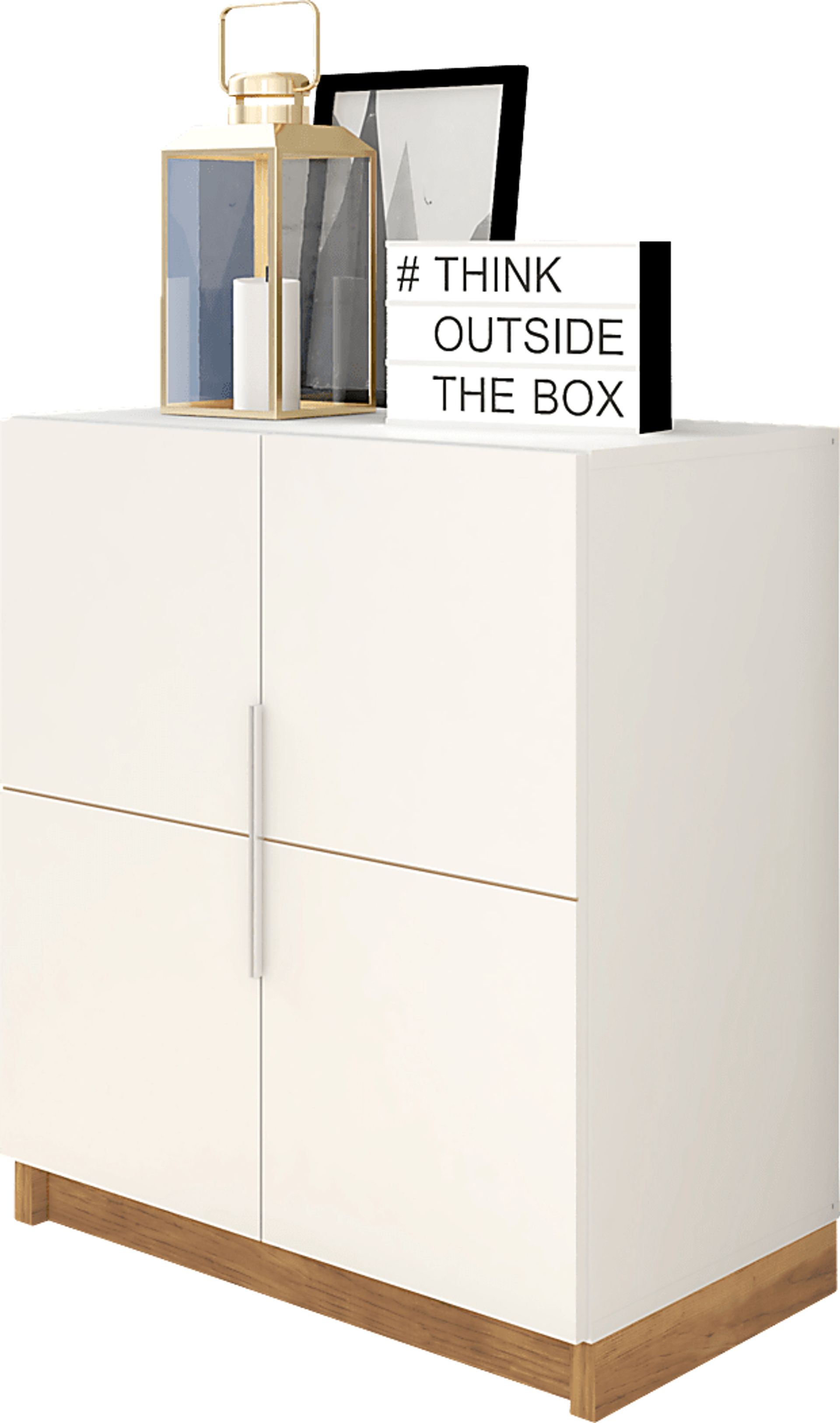 Moraga White Accent Cabinet - Image 3