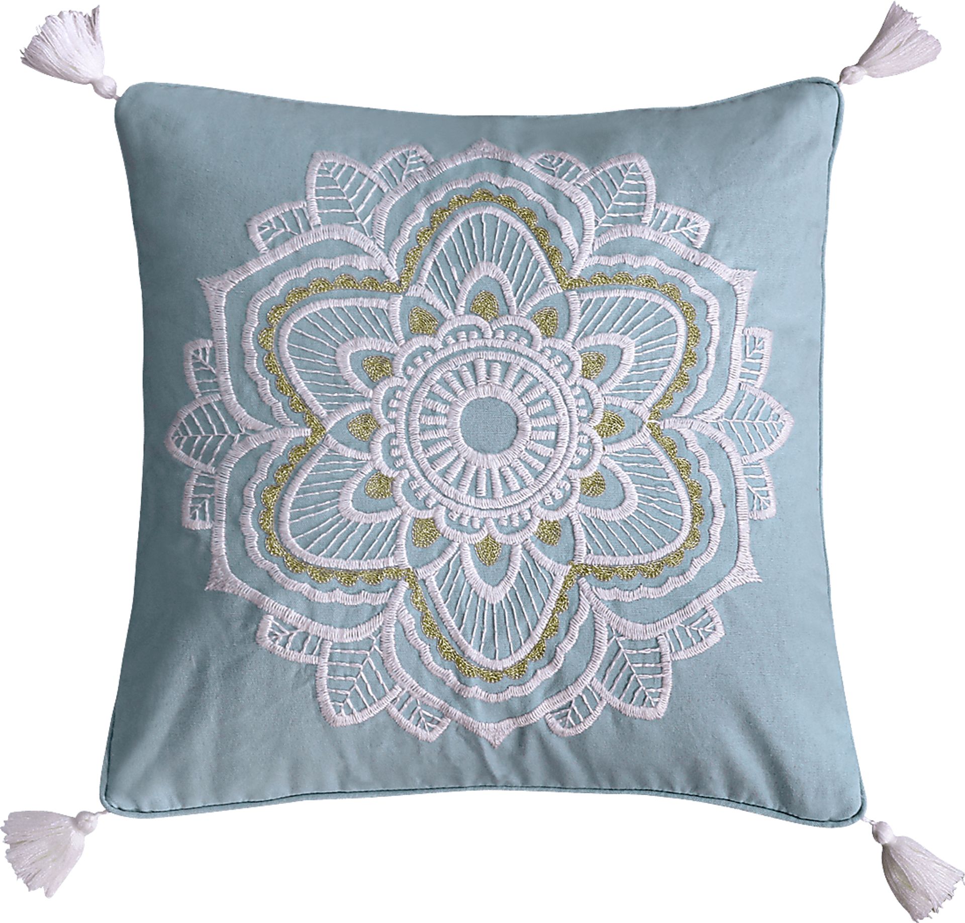 Moralo Blue Accent Pillow - Image 1