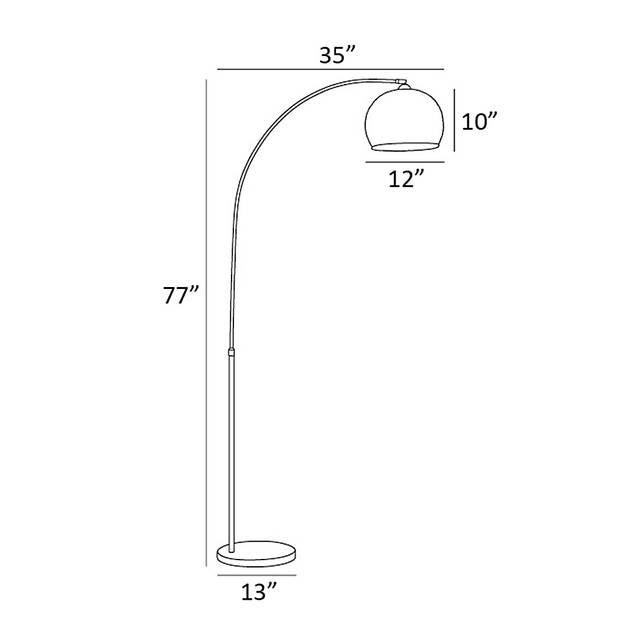 Morano Point Nickel Floor Lamp, Pair of Two - Thumbnail - Image 4