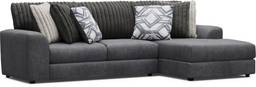 2 pc right arm chaise sectional