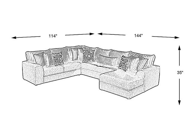 Dimension Image. Please refer to the Dimension Tab on this page for dimension details.