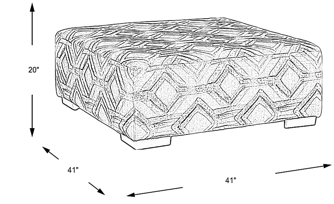 Moreau Street Ottoman