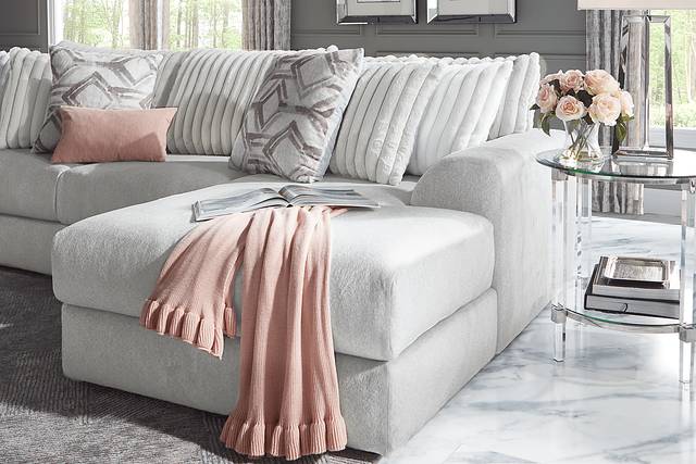 Moreau Street Gray 5 Pc Sectional Living Room - Thumbnail - Image 5