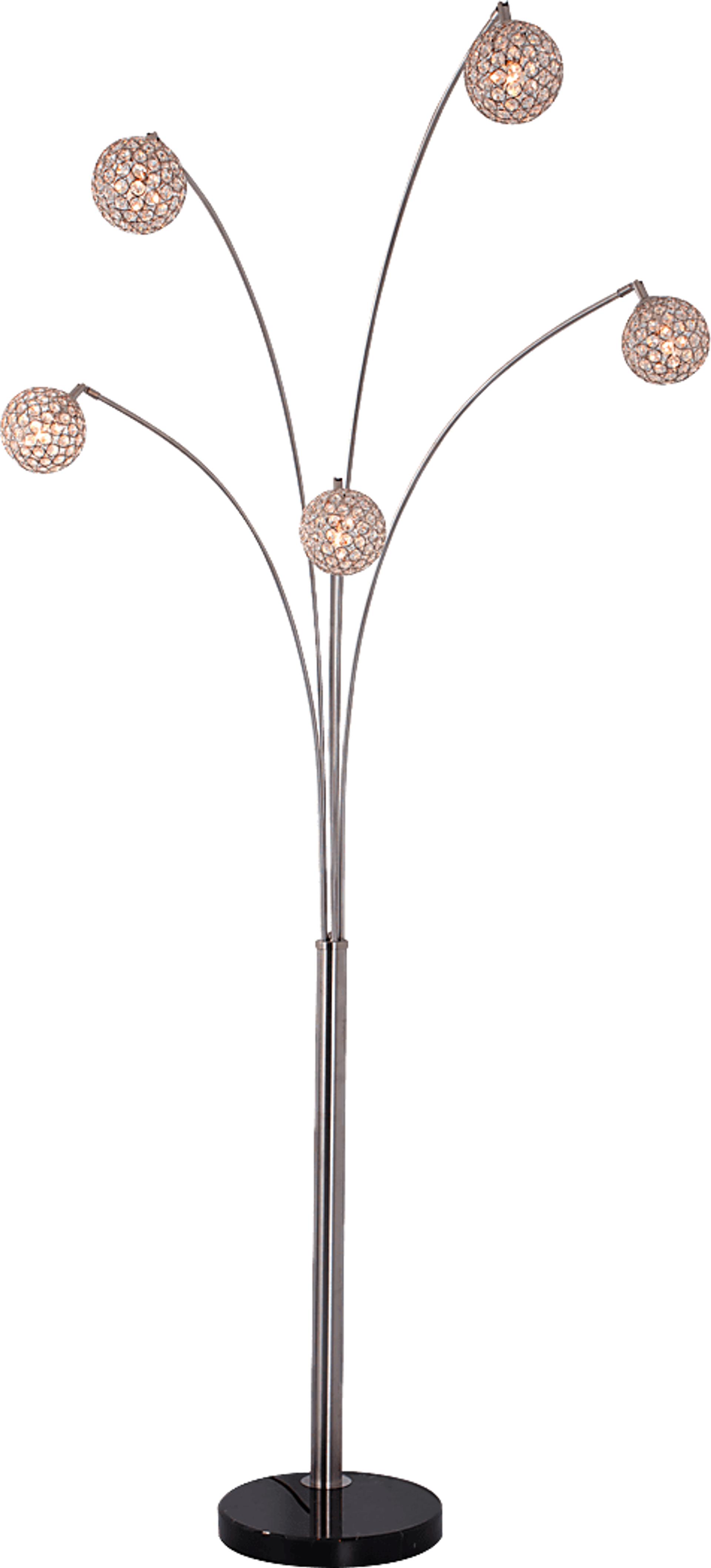 Morell Gray Arc Floor Lamp