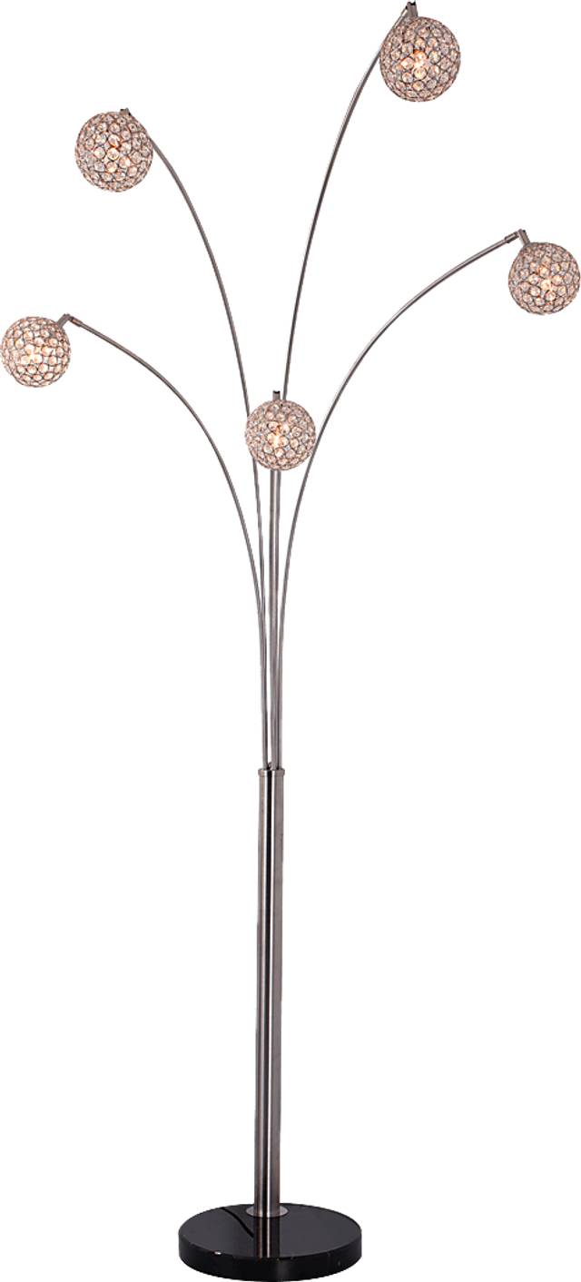 Morell Gray Arc Floor Lamp - Thumbnail - Image 1