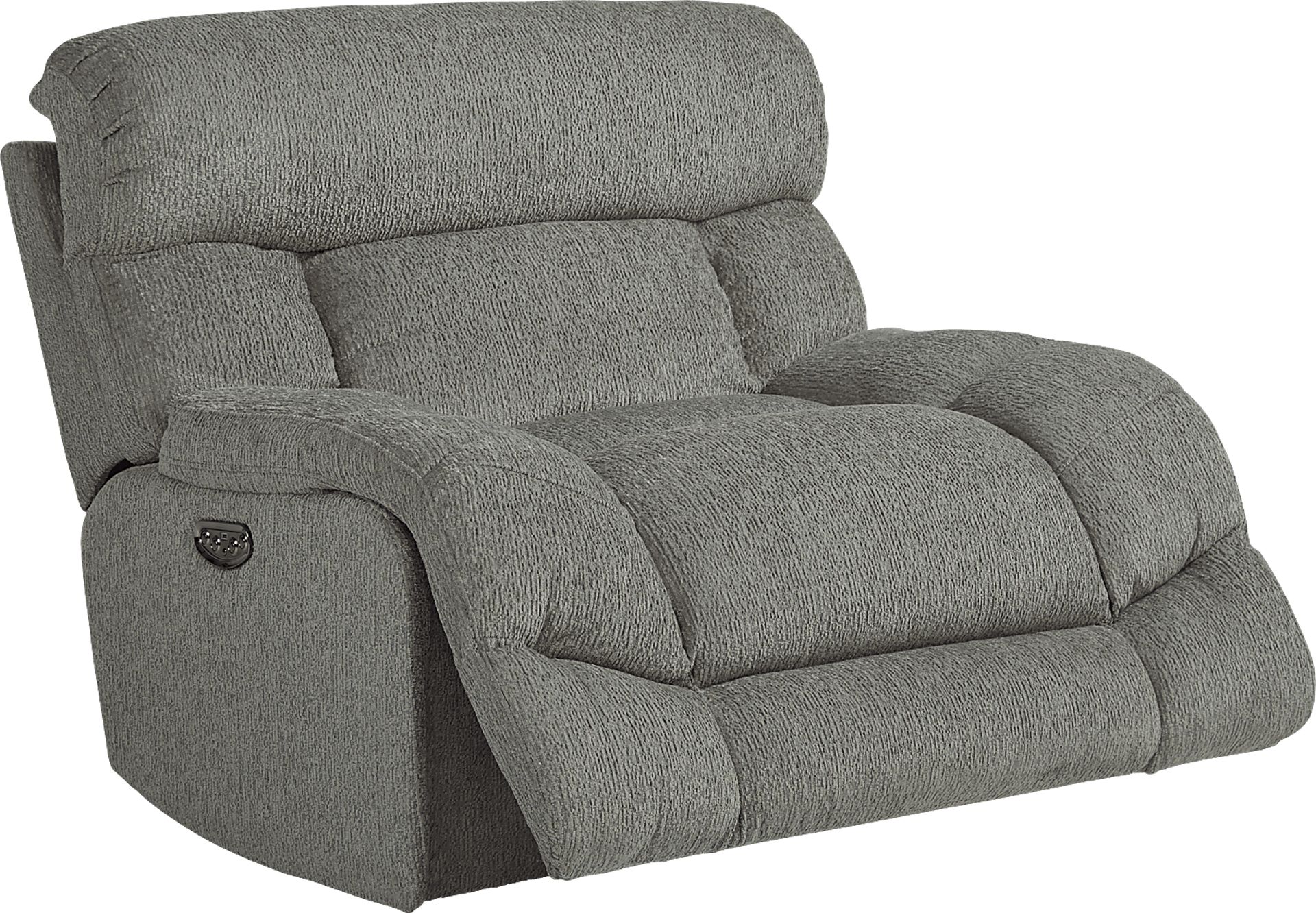 Morello Gray Dual Power Recliner - Image 2