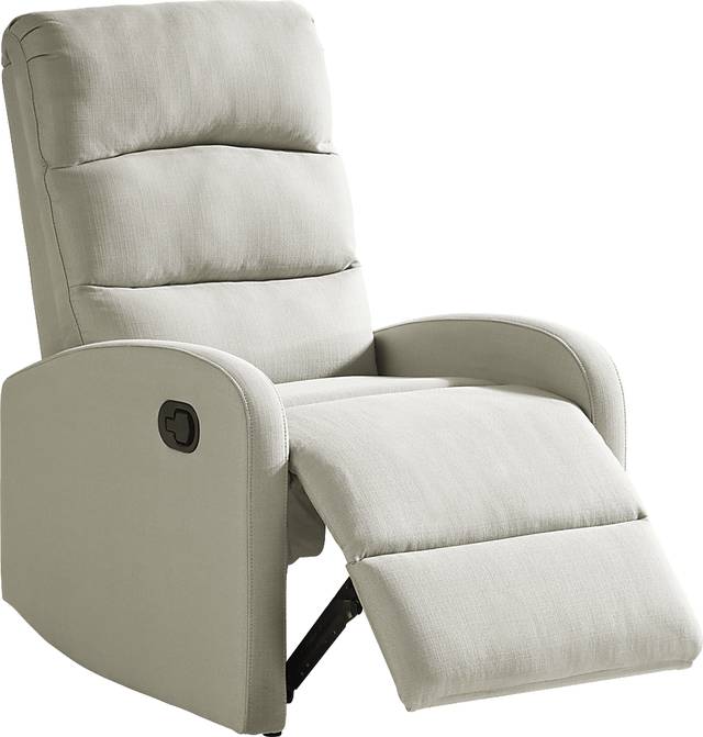 Morendo Light Gray Recliner - Thumbnail - Image 3