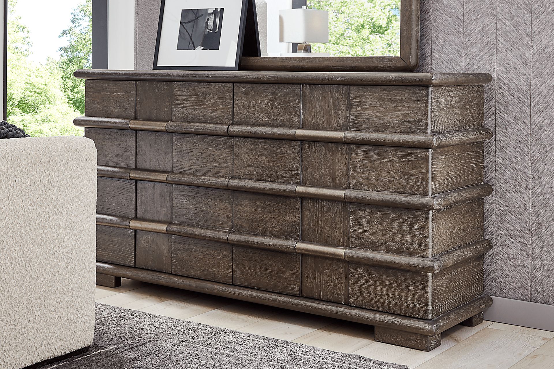 Moreno Brown Dresser - Image 3