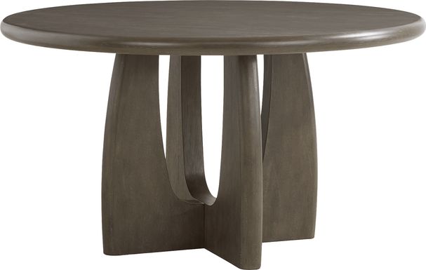 Moreno Brown Round Dining Table