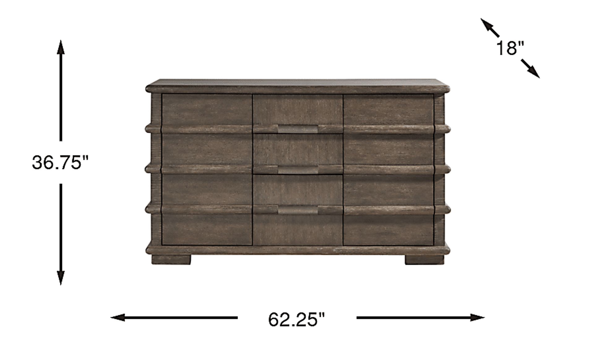 Dimension Image. Please refer to the Dimension Tab on this page for dimension details.