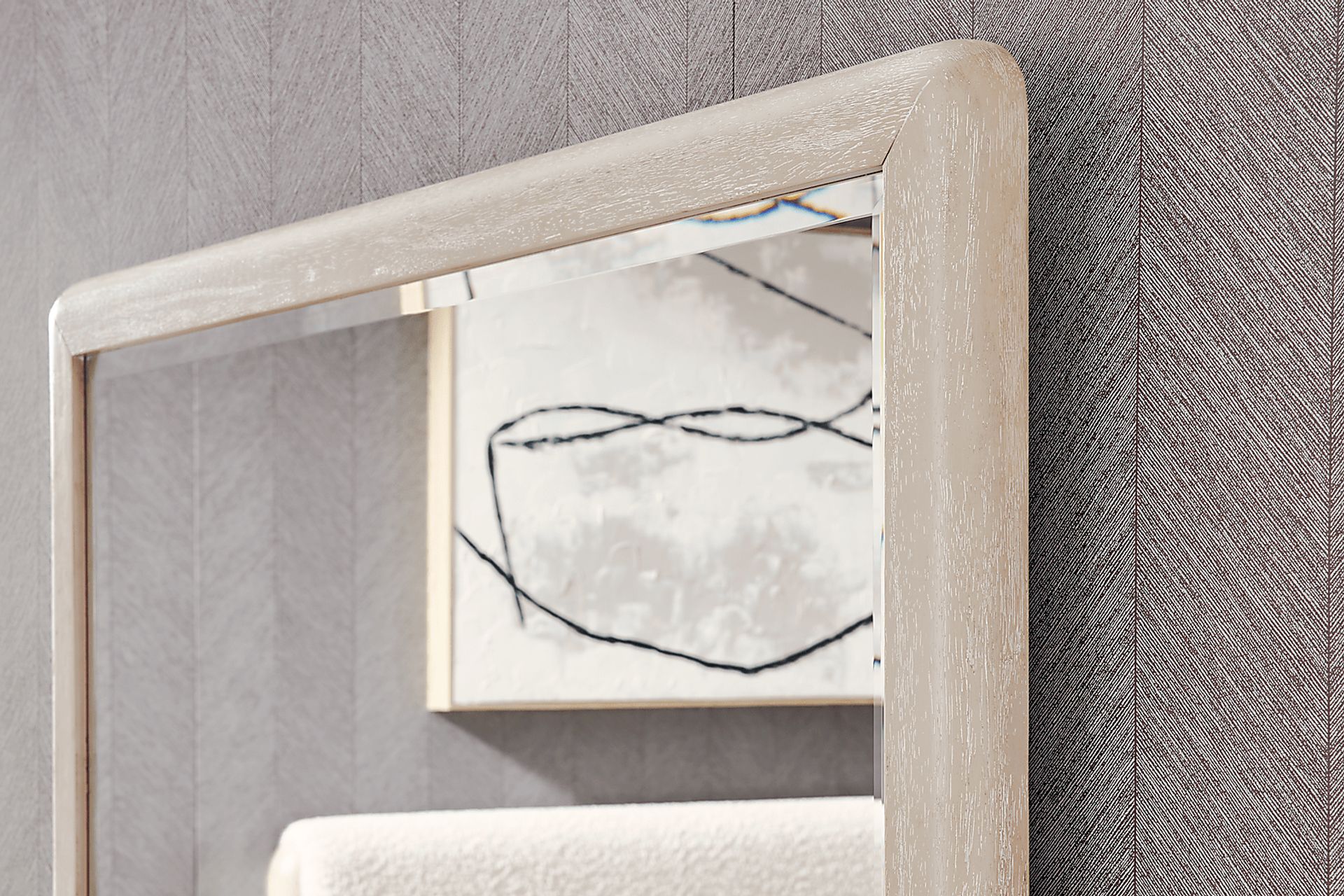 Moreno Stone 5 Pc Queen Upholstered Bedroom - Image 12