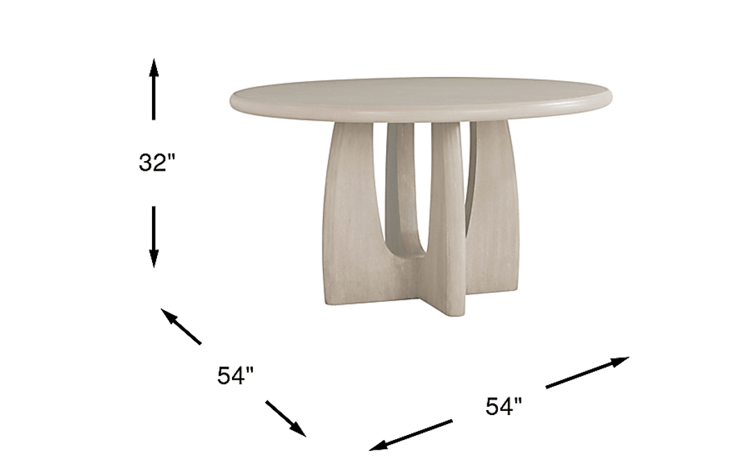 Moreno Stone Round Dining Table