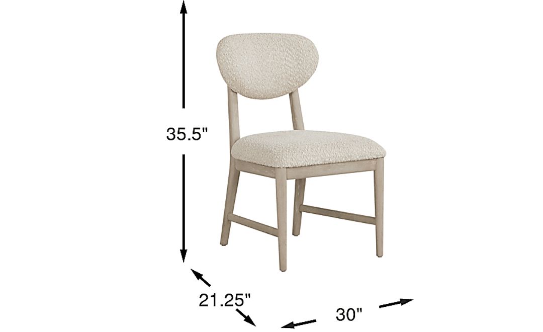 Moreno Stone Upholstered Side Chair