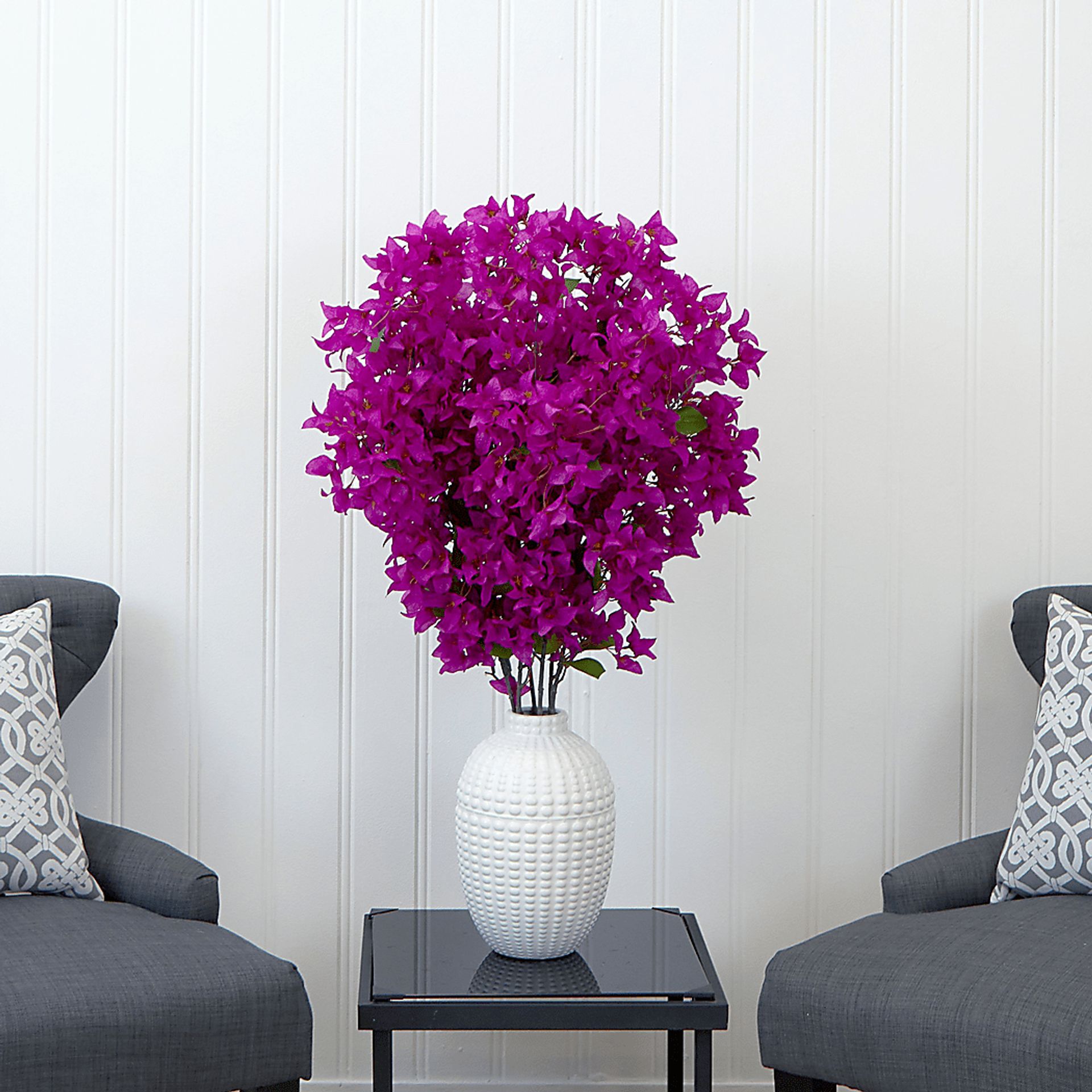 Moresby Pink Floral Arrangement with Vase - Image 5
