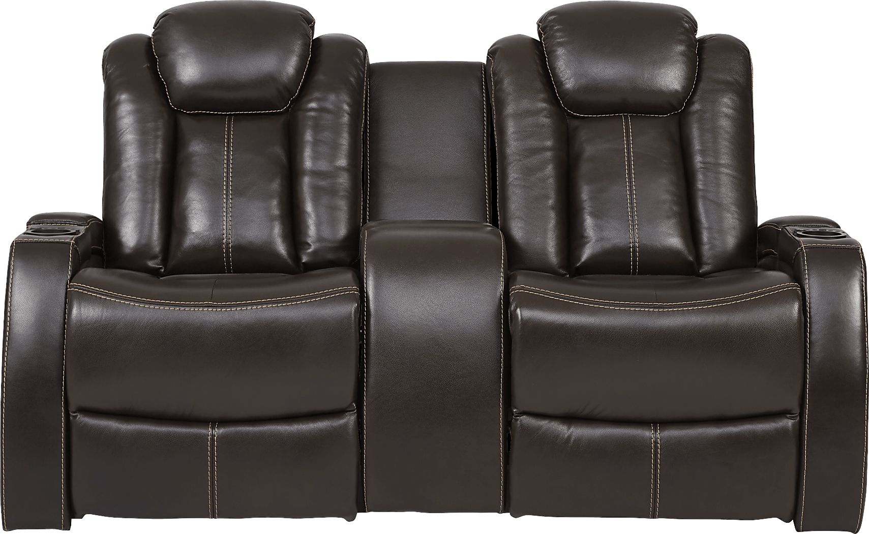 power reclining console loveseat