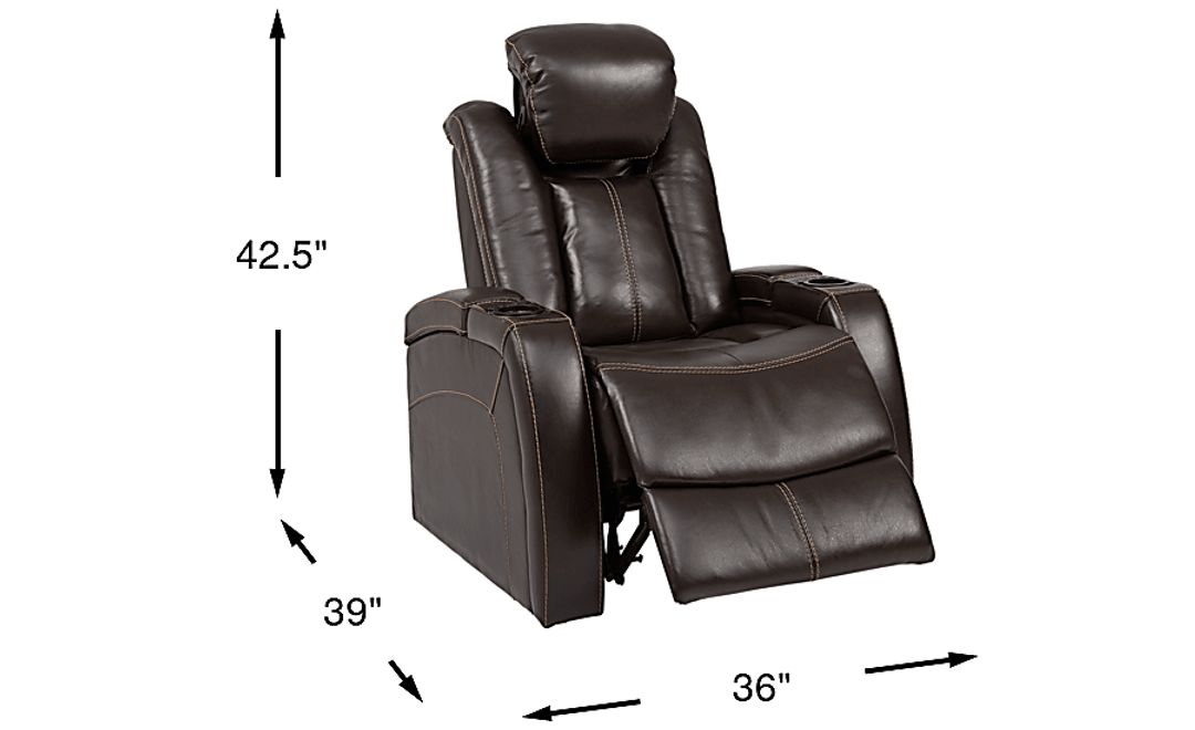 Moretti Leather Power Recliner
