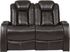 Moretti 5 Pc Leather Dual Power Reclining Living Room Set