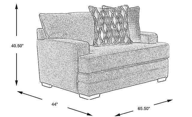 Dimension Image. Please refer to the Dimension Tab on this page for dimension details.