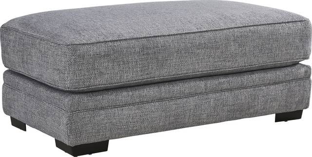 Morgan Falls Blue Ottoman - Thumbnail - Image 2