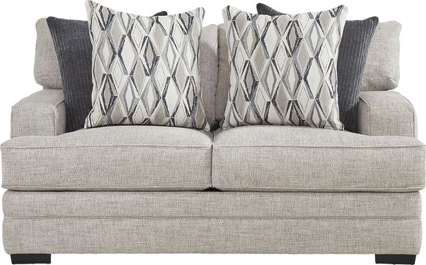 Morgan Falls Gray Loveseat