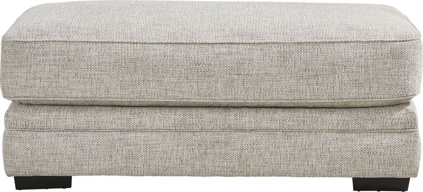 Morgan Falls Gray Ottoman