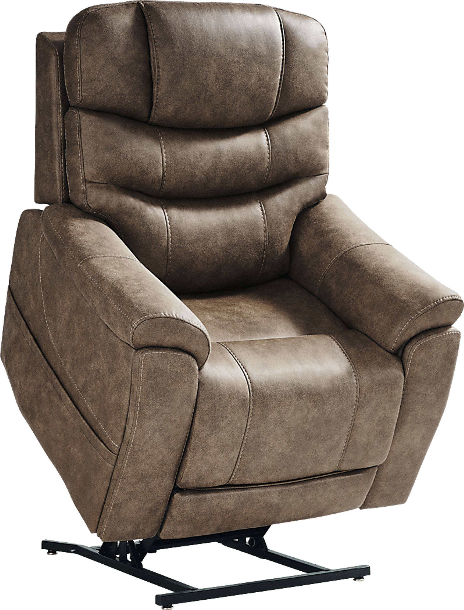Morgan Hill Brown Triple Power Lift Recliner - Image 4
