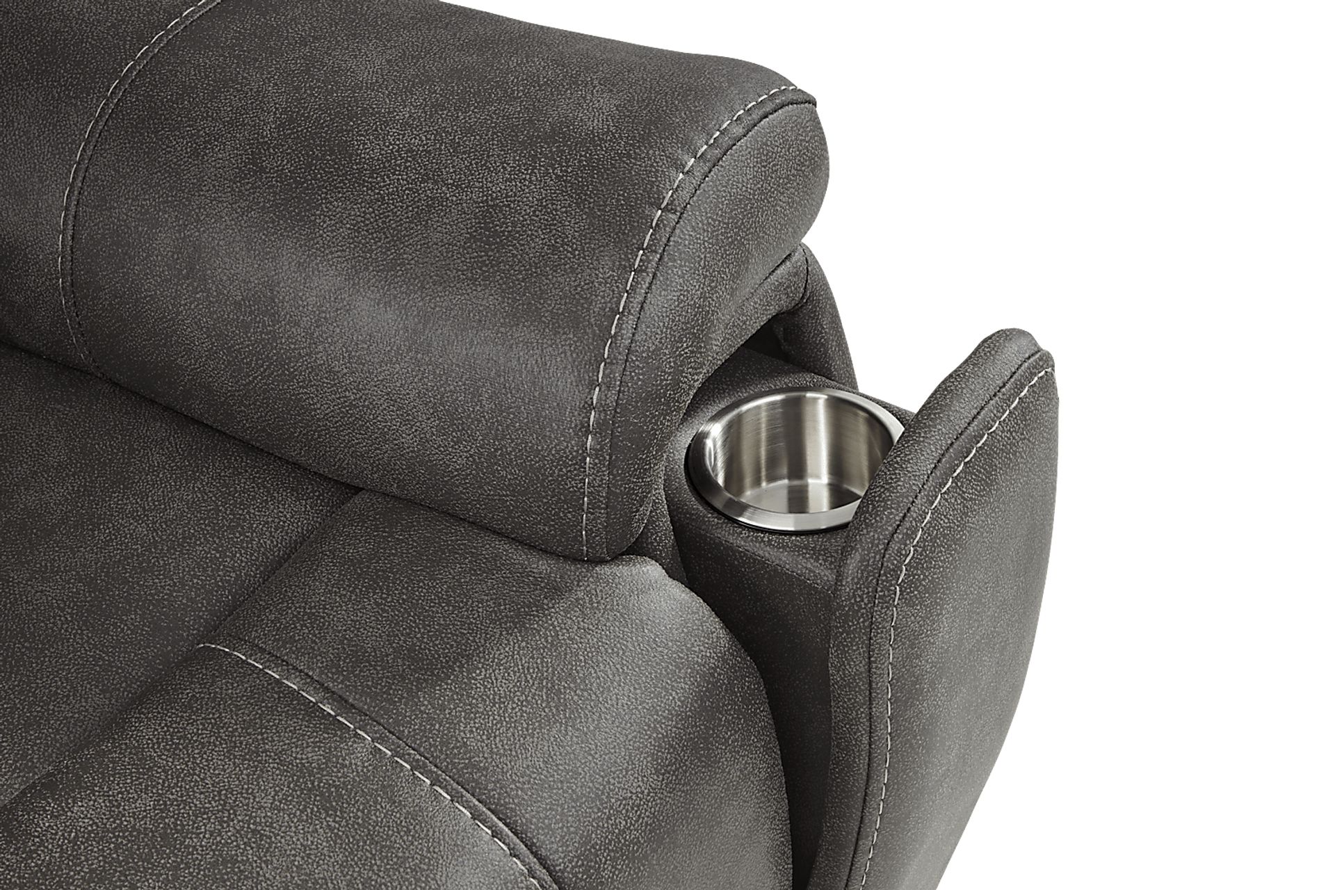 Morgan Hill Gray Triple Power Lift Recliner - Image 8